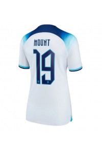 Fotbalové Dres Anglie Mason Mount #19 Dámské Domácí Oblečení MS 2022 Krátký Rukáv